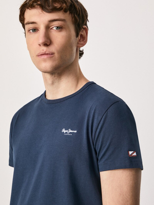 Pepe Jeans pánské tmavě modré tričko Basic - S (595)