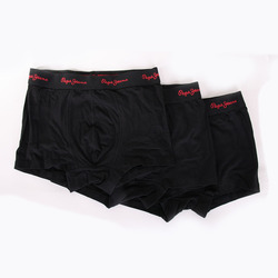 Pepe Jeans pánské černé boxerky Archie 3 pack - S (BLACK99)