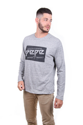 Pepe Jeans pánské šedé melírované tričko Jacob - L (933)