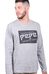 Pepe Jeans pánské šedé melírované tričko Jacob - XL (933)