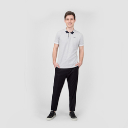 Pepe Jeans pánské šedé polo Jonson - L (933)