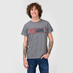 Pepe Jeans pánské šedé tričko Kelian - L (933)