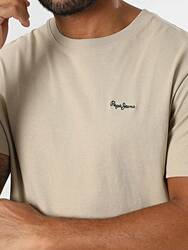 Pepe Jeans pánské béžové tričko Contrast - L (836)
