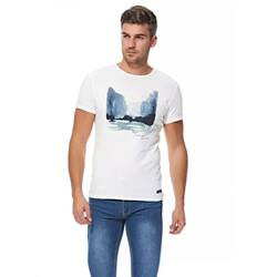 Pepe Jeans pánské smetanové tričko Barrington - S (814)