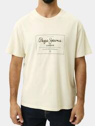 Pepe Jeans pánské béžové tričko Simon - M (803)