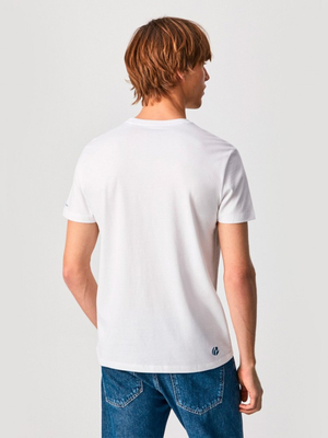 Pepe Jeans pánské bílé tričko Aidan - S (800)
