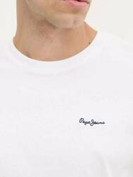 Pepe Jeans pánské bílé tričko Contrast - S (803)