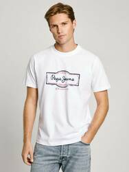 Pepe Jeans pánské bílé tričko Daxton - M (800)