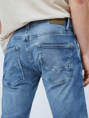 Pepe Jeans pánské modré džínové šortky Track - 30 (000)