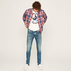 Pepe Jeans pánské modré džíny Finsbury - 34/32 (0)