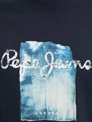 Pepe Jeans pánské modré tričko Prush - L (594)