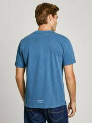 Pepe Jeans pánské modré tričko Darius - L (579)