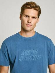 Pepe Jeans pánské modré tričko Darius - L (579)