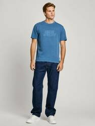 Pepe Jeans pánské modré tričko Darius - L (579)