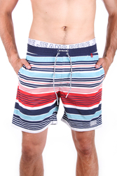 Pepe Jeans pánské pruhované plavky Stripes - S (266)