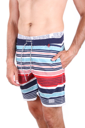 Pepe Jeans pánské pruhované plavky Stripes - S (266)