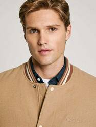 Pepe Jeans pánský béžový bomber Tustin - M (845)