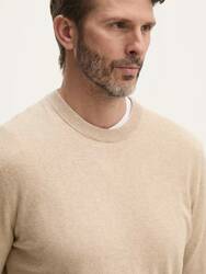 Pepe Jeans pánský béžový svetr NEW ANDRE  - L (840)