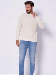 Pepe Jeans pánský krémový svetr  - M (804)