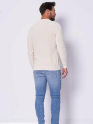Pepe Jeans pánský krémový svetr  - M (804)