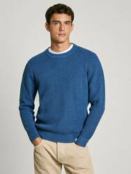 Pepe Jeans pánský modrý svetr Maddox - XL (562)