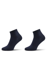 Tommy Hilfiger dámské tmavě modré ponožky 2pack - 39 (MIDNIGHT)