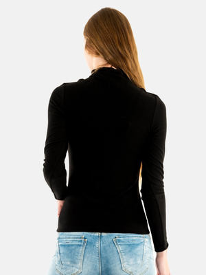Salsa Jeans dámské černé tričko  - M (0000)