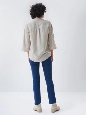 Salsa Jeans dámská béžová košile - S (1027)