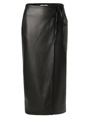 Salsa Jeans dámská černá kožená sukně - M (000)