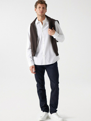 Salsa Jeans pánská bílá košile - XXL (001)