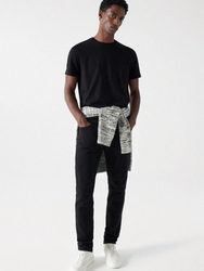 Salsa Jeans pánské černé tričko - XXL (000)