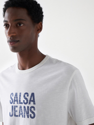 Salsa Jeans pánské bílé tričko - L (001)