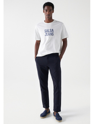 Salsa Jeans pánské bílé tričko - L (001)