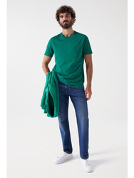 Salsa Jeans pánské zelené tričko - L (510)