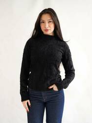 Salsa Jeans dámský černý svetr - M (0)