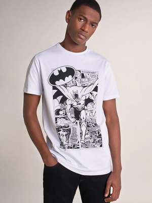 Salsa pánské bílé tričko Batman - XXL (0001)