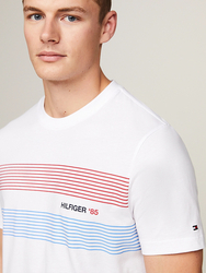 Tommy Hilfiger pánské bílé tričko - XXL (YBR)