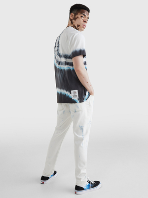 Tommy Jeans pánské batikované tričko - M (0GL)