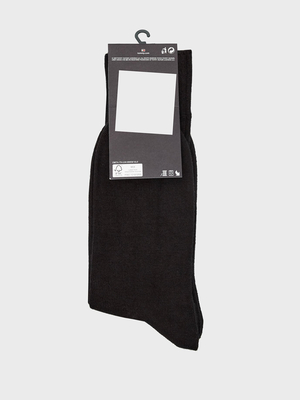 Tommy Hilfiger pánské černé pnožky 2 pack - 39 (200)