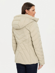 Tommy Hilfiger dámská béžová bunda - XS (AEG)