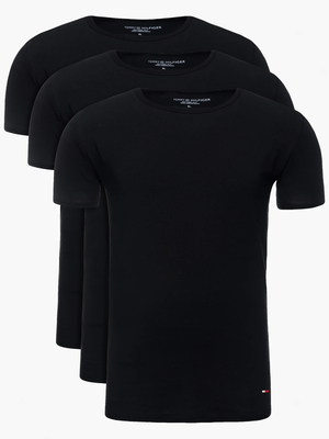 Tommy Hilfiger sada pánských černých triček - XXL (990)