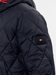 Tommy Hilfiger pánská tmavě modrá bunda - XXL (DW5)