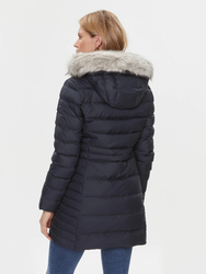Tommy Hilfiger dámská tmavě modrá bunda - S (DW5)