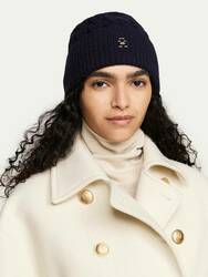 Tommy Hilfiger dámská tmavě modrá čepice  - OS (DW6)