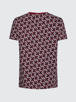 Tommy Hilfiger dámské vínové tričko - XS (0KQ)