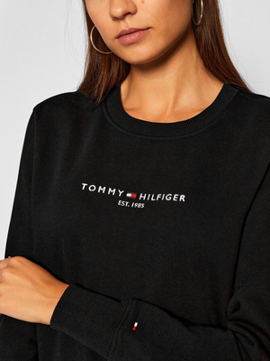 Tommy Hilfiger dámská černá mikina - S (BDS)