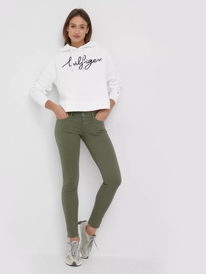Tommy Hilfiger dámská bílá mikina - L (YBL)