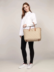 Tommy Hilfiger dámská hnědá kabelka Tote - OS (RBT)
