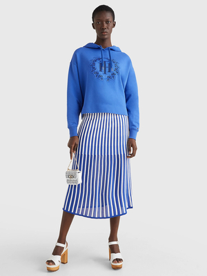 Tommy Hilfiger dámská modrá mikina - XL (C6M)