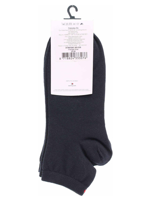 Tommy Hilfiger dámské černé ponožky 2pack - 35 (200)